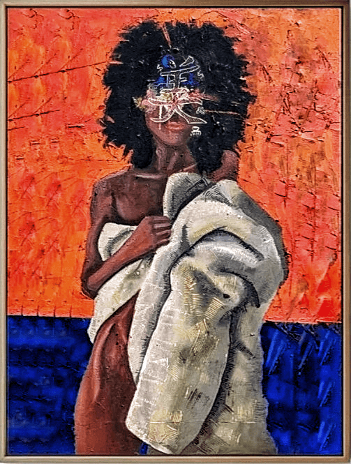 Artwork: Behind the beauty by Fred Komayombi
